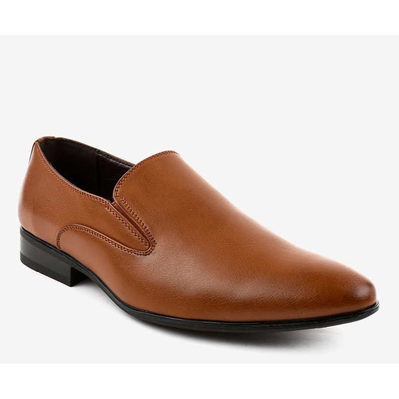 Bruna eleganta låga skor 6-317 loafers 1