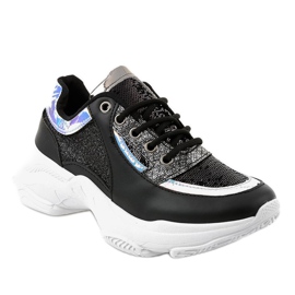 Svarta kvinnors sportskor W-3117 1