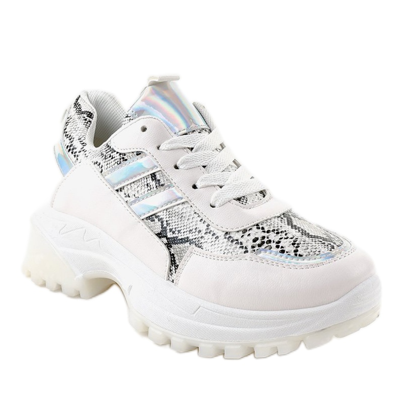 Snygga vita sportskor 690051 mångfärgad 1