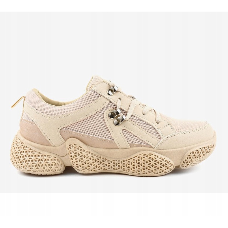 Beige fashionabla kvinnors sportskor BD-5 2
