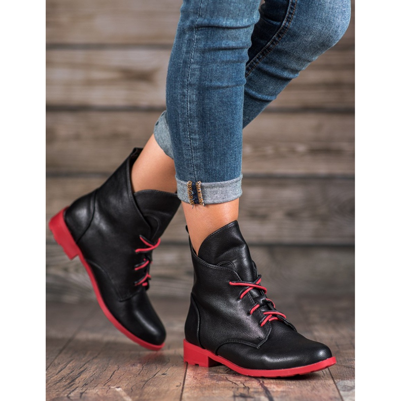 Filippo Snörskor med ekoläder svart 2