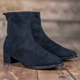 Small Swan Slip-on mocka stövlar blå 1