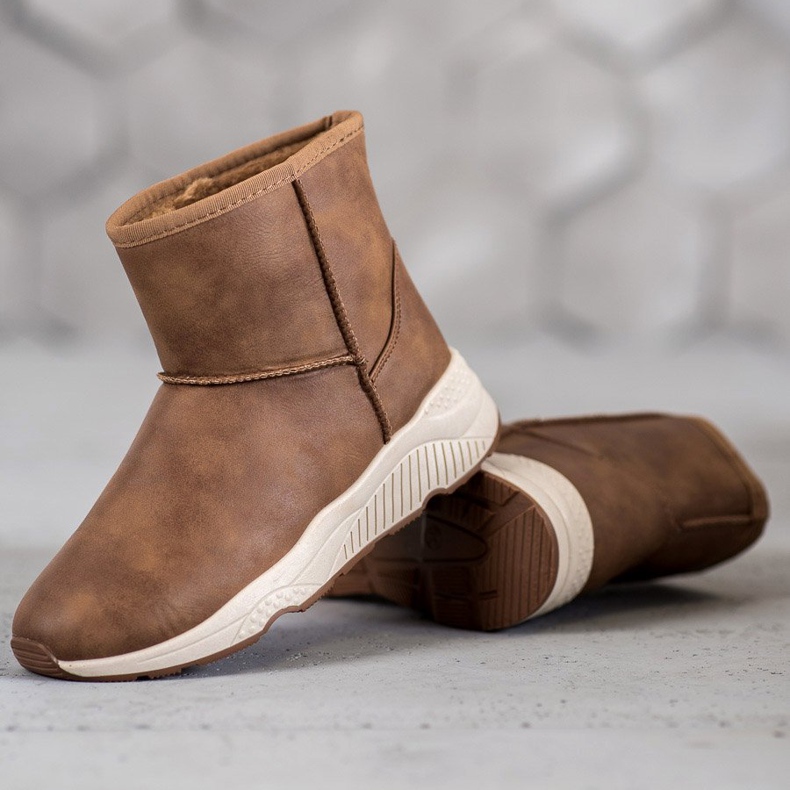 SHELOVET Bekväma snöskor brun 1