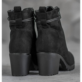 Super Me Snörskor på plattformen svart 1