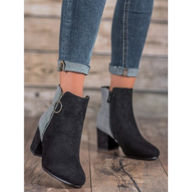 Filippo Stövlar med mönster svart 2