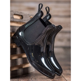 SHELOVET Kvinnors galoscher svart 2