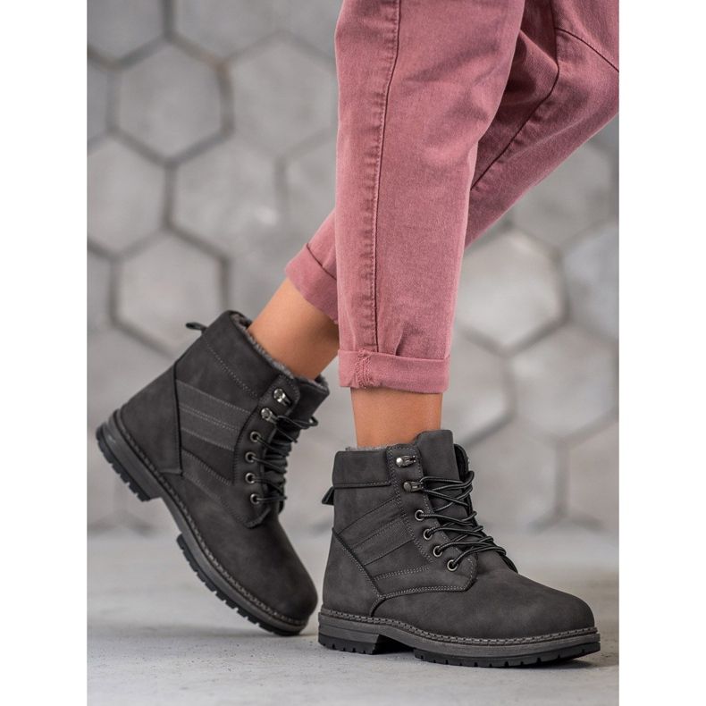 SHELOVET Grå vinterstövlar 1