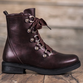 SHELOVET Snörskor röd mångfärgad 2