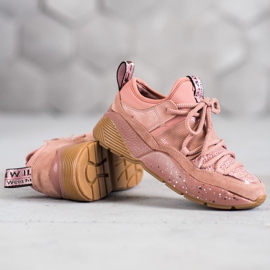 SHELOVET Slip-on sportskor rosa 2
