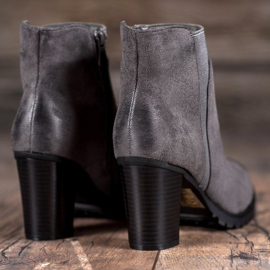 S. BARSKI Grå damstövlar 1