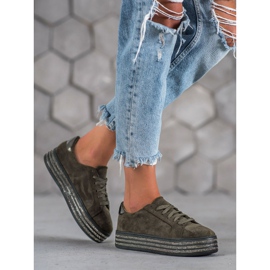 Bestelle Mocka sportskor mångfärgad grå 1