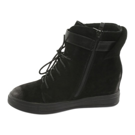 M.Daszyński Svarta sneakers med dragkedja 143 2