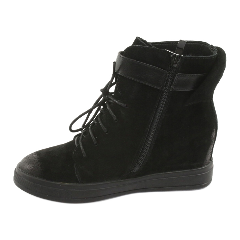 M.Daszyński Svarta sneakers med dragkedja 143 2