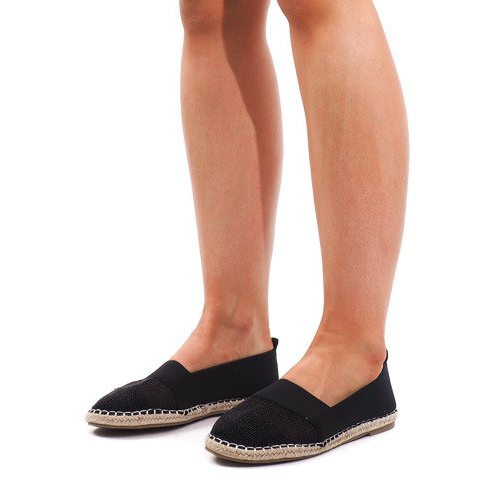 Sneakers Espadrilles Openwork 188-38 Svart 2