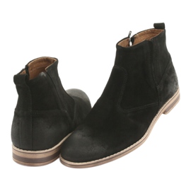 Riko Chelsea-stövlar i mocka med dragkedja, oisolerade, svarta 4