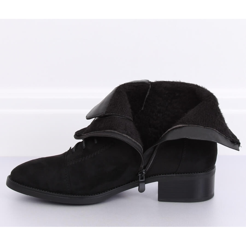 Svarta snörskor 3127 Svart 1