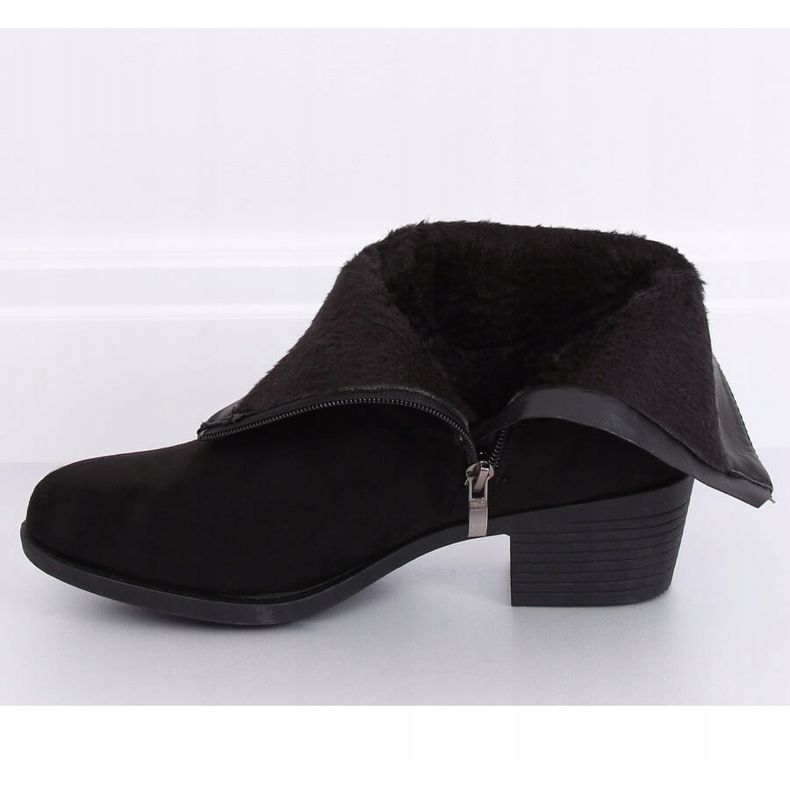 Svarta cowboystövlar för kvinnor 8035-GA Svart 1