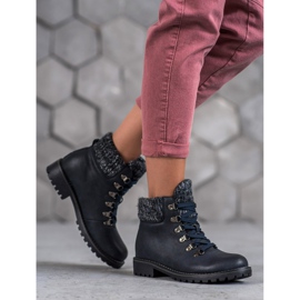 SHELOVET Marinblå stövlar 2