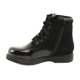 Evento 1433 lackade paljetter stövlar svart 2