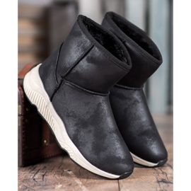 SHELOVET Bekväma snöskor svart 1