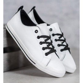 SHELOVET Bekväma sneakers vit 1