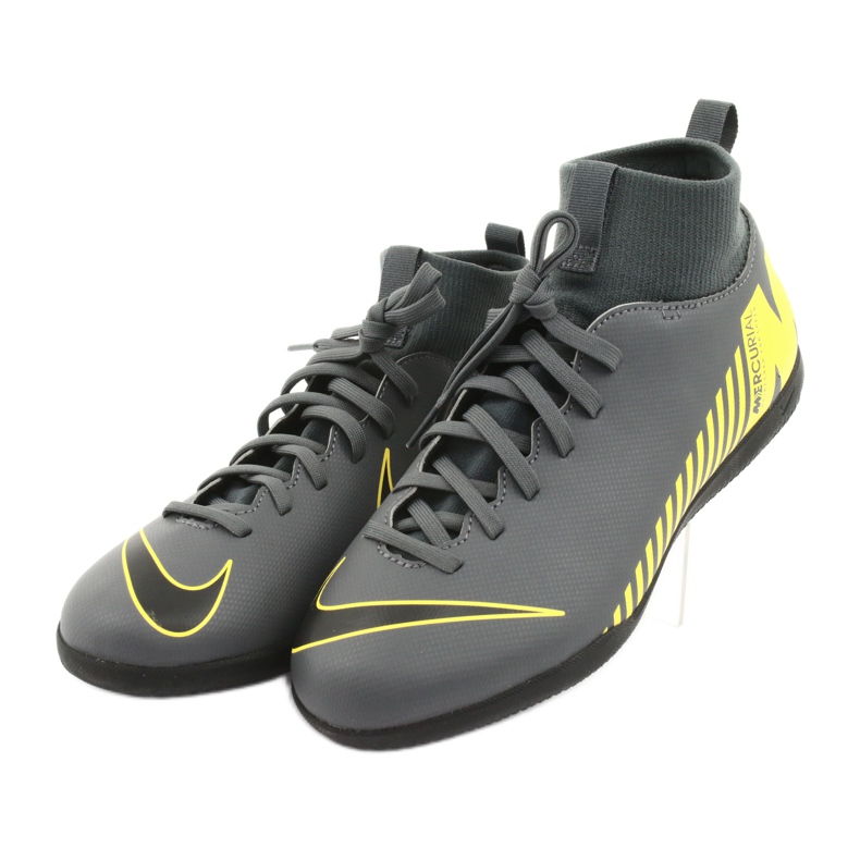Inomhusskor Nike Mercurial Superfly X 6 Club Ic Jr AH7346-070 grå 3