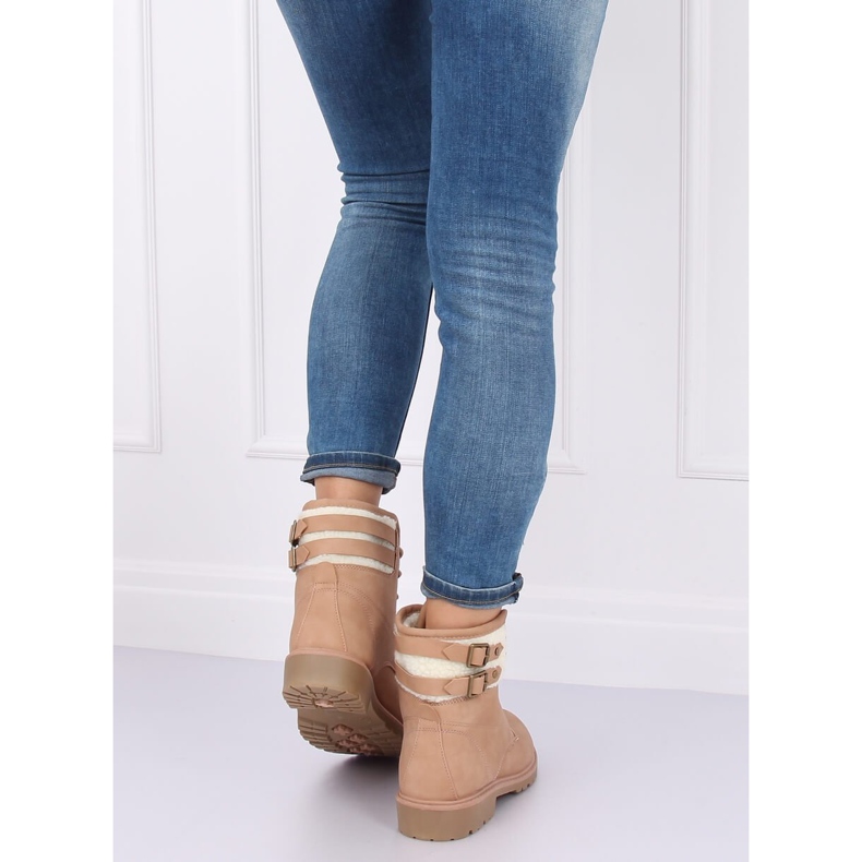 Damskor i beige och rosa, 1120-PA rosa 2