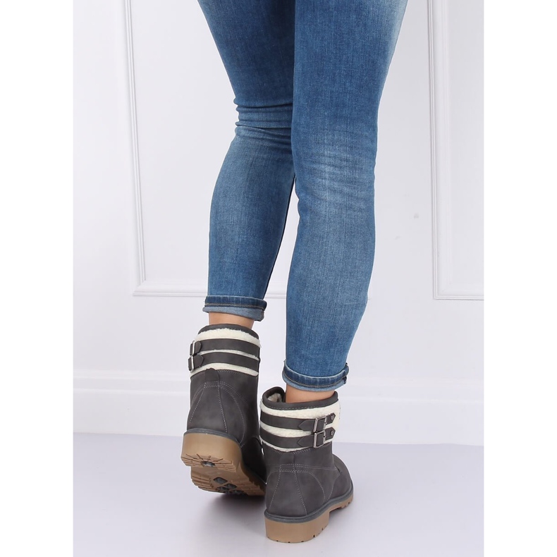 Kvinnors gråisolerade träskor 1120-PA Grå 2