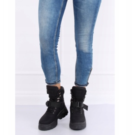 Svarta HE117P Svarta skor 1