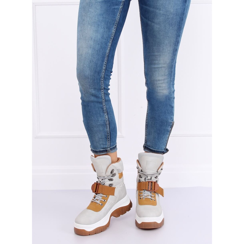 Grå HE117P Grå skor 1