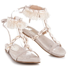 Vices Bundna Sandaler Med Skal brun 1