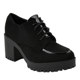 Svarta stövlar på stolpen massiv HQ651 1