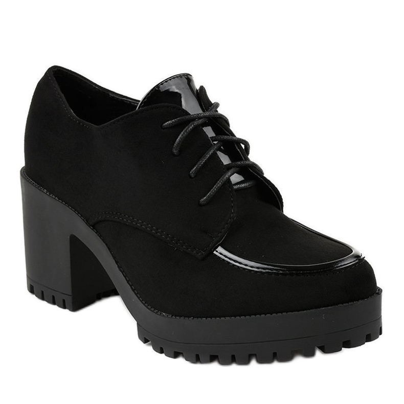 Svarta stövlar på stolpen massiv HQ651 1