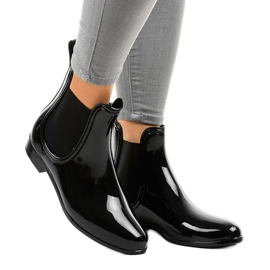 Svarta korta gummistövlar ZA-3 2