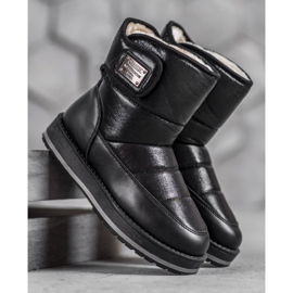 SHELOVET Snöskor med glitter svart 1