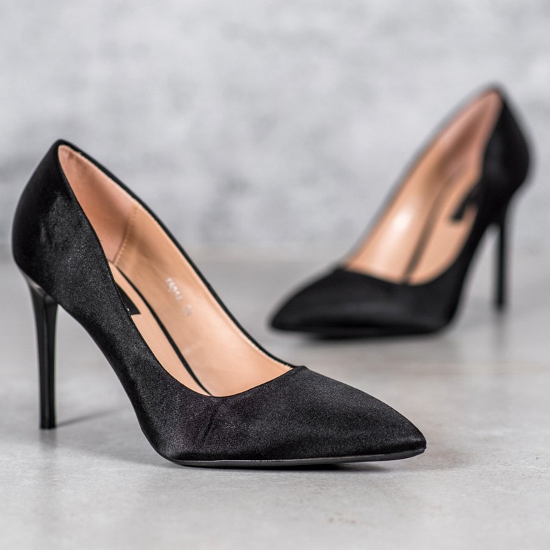 SHELOVET Satinpinnar svart 1