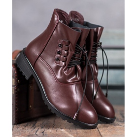 Groto Gogo Stövlar med ribb röd 1