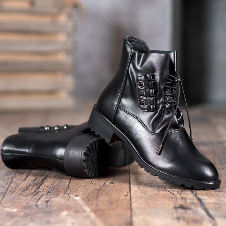 Groto Gogo Stövlar med ribb svart 1