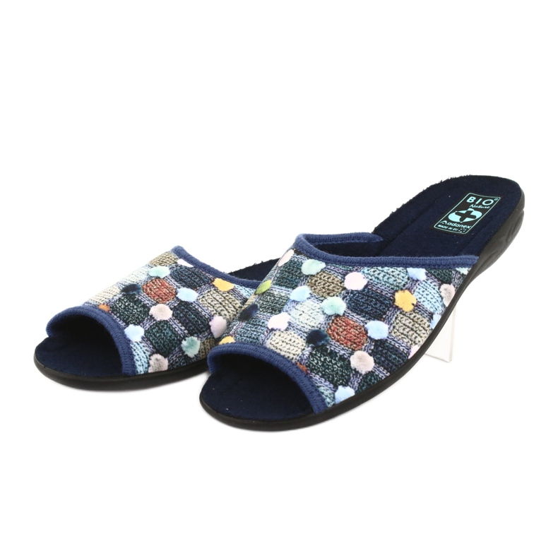 Tofflor 3D Adanex marinblå bollar mångfärgad 3