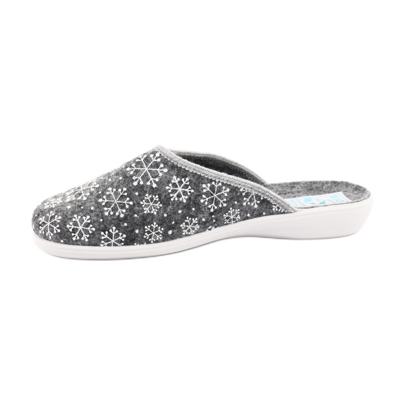 Adanex tofflor för snöflinga 24215 vit grå 2