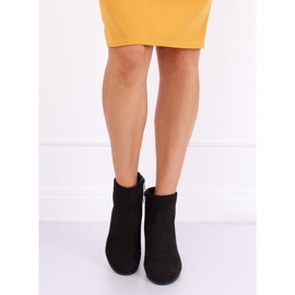 Svarta högklackade stövlar G-7656 Svart 1