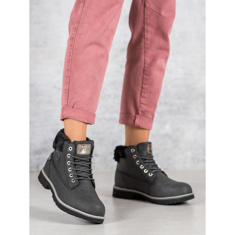 Kylie Mörkgrå Trappers 2