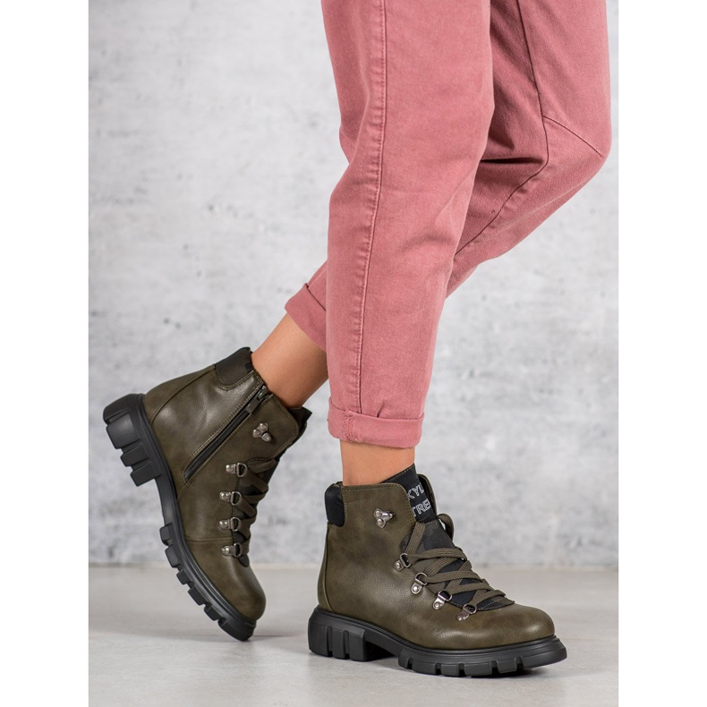 Kylie Snörskor grön 1