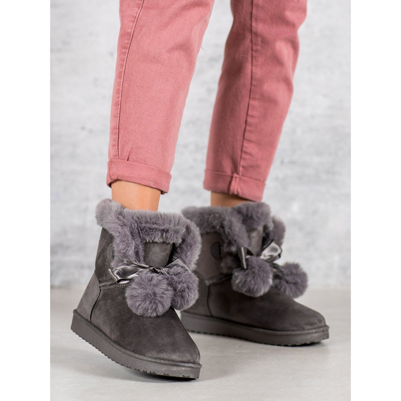 Trendiga grå Mukluki 1