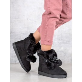 Moderiktigt svart Mukluki 1