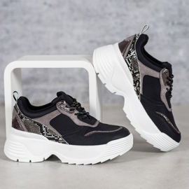 Snekaers på VICES -plattformen svart 1