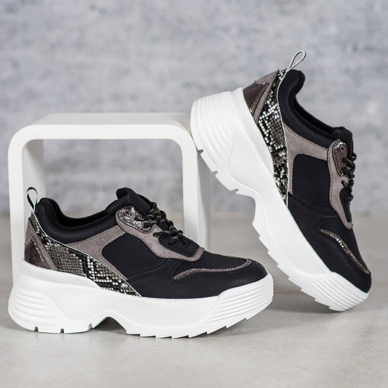 Snekaers på VICES -plattformen svart 1