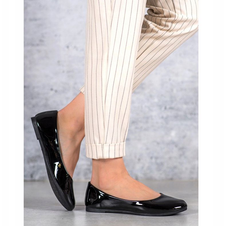 Lackerade VICES -ballerinor svart 2