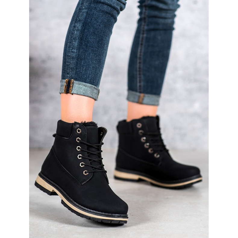 Filippo Black Trappers svart 2