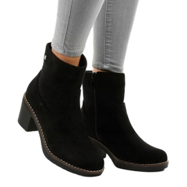 Svarta mocka höga klackar 8B852 1